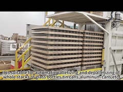 Cómo despaletar las botellas vacías