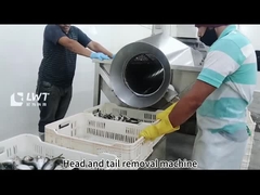 Línea de producción de conservas de pescado Equipo de procesamiento de conservas de croaker amarillo