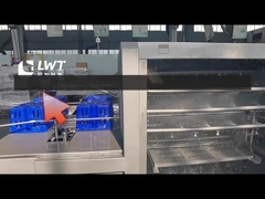 Máquina de limpieza de lavado de alta fumigación para el volumen de negocios de plástico bandejas de canasta bandejas de huevo de caja túnel de lavadora
