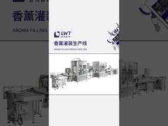 Línea de producción de rellenos aromaterapéuticos