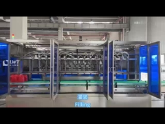 2600BPH Líneas de producción de rellenos de detergentes Máquina de rellenos líquidos