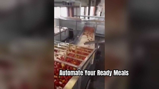 Línea de producción automatizada de comidas preparadas