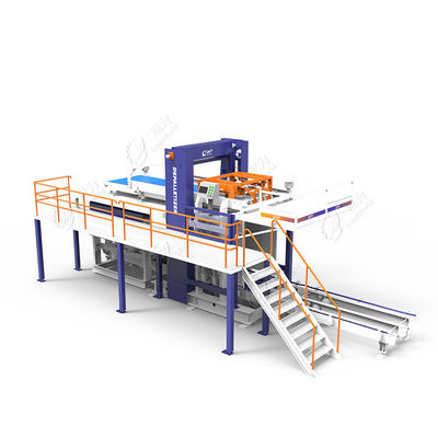 Máquina automática de despalletización de botellas de vidrio vacías