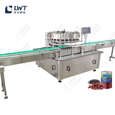 Máquina llenadora de alimentos cortados en cubitos | Llenadora automática de latas rotativa | LWT