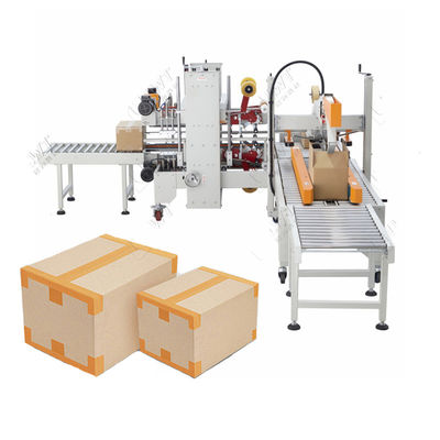 Línea de embalaje LWT Automática de la parte superior y inferior de la caja de cartón de caja de caja de sellador de caja de caja de caja para cajas pequeñas