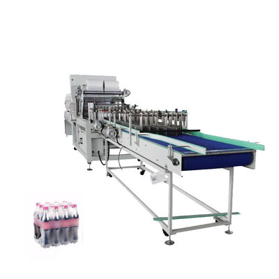 Máquina de embalaje de agua embotellada para bebidas de estiramiento automático de contracción de alta velocidad tipo lineal