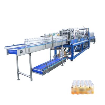 Máquina de embalaje automática de alta velocidad de tipo lineal de película PE para embotellar bebidas de agua