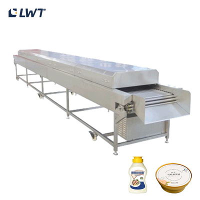 Esterilizador de alimentos enlatado de acero inoxidable Máquina de esterilización UV de tipo túnel