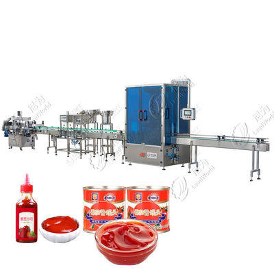 Máquina de procesamiento de pasta de tomate de 1500 KG Leadworld Maquina de llenado de miel con salsa de chilli