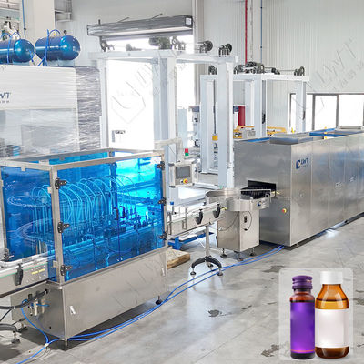 SUS304 6000BPH Líneas de producción de relleno de jarabe de 30 ml Máquina de llenado de líquido CE