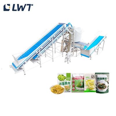 Línea de producción de alimentos pre-preparados totalmente automática Equipo de procesamiento de alimentos listos para el consumo