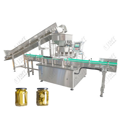 Máquina de Llenado de Precisión Especializada para Envasado de Rodajas de Pepino LWT, con Sellado al Vapor de Tarros de Vidrio de Alta Eficiencia