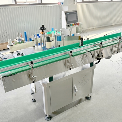 Máquina automática de etiquetado 220V/380V para envases de papel de vidrio metálico